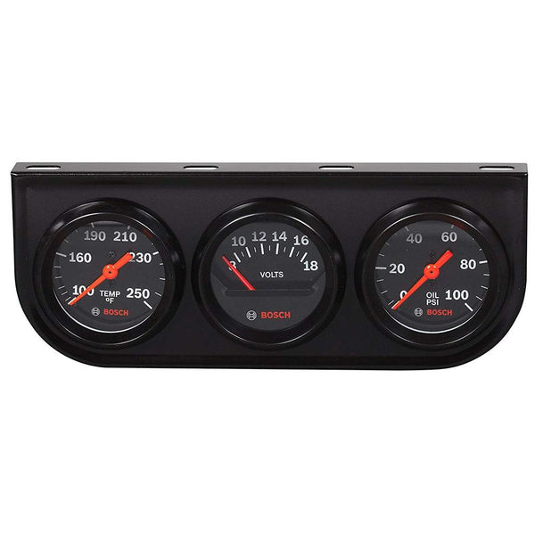 BOSCH FST 8218 SP0F000054, 2" Style Line Triple Gauge Kit