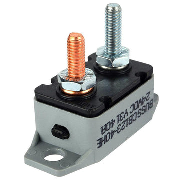BUSSMANN CB123-40HB Type III Heavy Duty Automotive Circuit Breaker with Stud Terminals (40Amp), 1 Pack