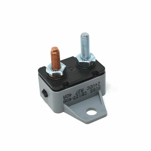 BUSSMANN CBC-20BWP Circuit Breaker (Type I Heavy Duty Weatherproof with Stud Terminals/Bracket - 20 A), 1 Pack