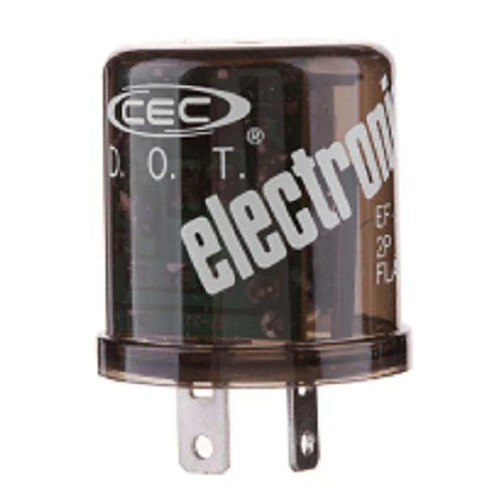 CEC EF32 Electronic Turn Signal Flasher Relay, Round, 2 Prongs, 12 Volts
