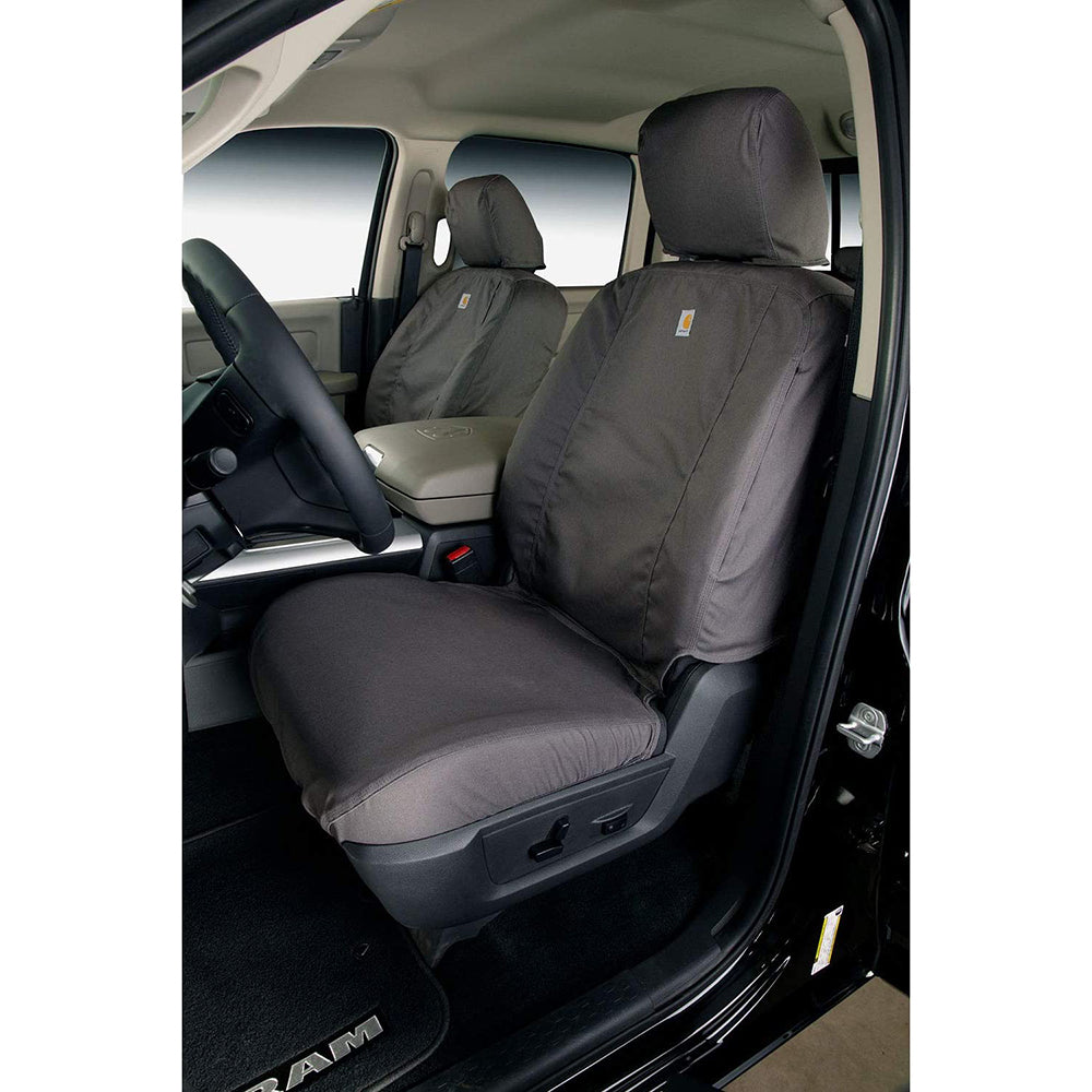 Covercraft Carhartt SSC2509CAGY SeatSaver Front Row Custom Fit Seat Cover for Select Toyota Tacoma Models