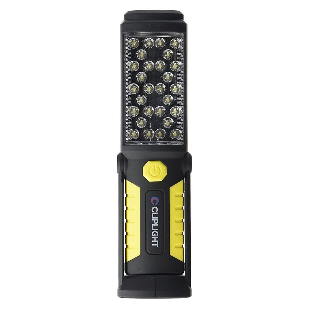 CLIPLIGHT 24-458 33 LED Pivot LED Magnetic Work Light and Flashlight, Black, 2 x 8.5 Inches