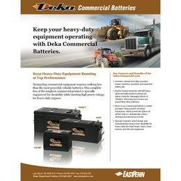 DEKA 1031MF Heavy-Duty Commercial Flooded Battery (Group 31) CORE FEE Included!