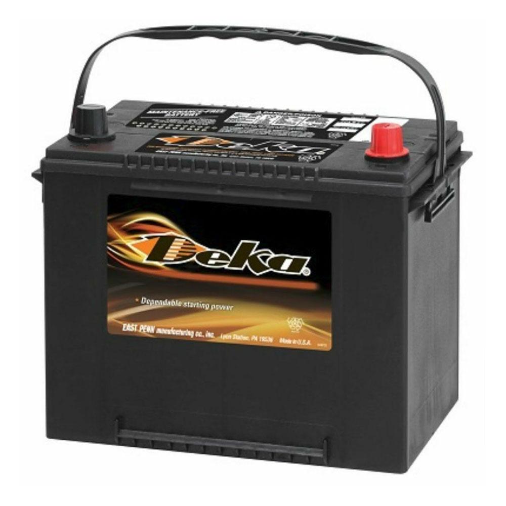 DEKA 524FMF Automotive Flooded Battery (Group 24F) CORE FEE Included!