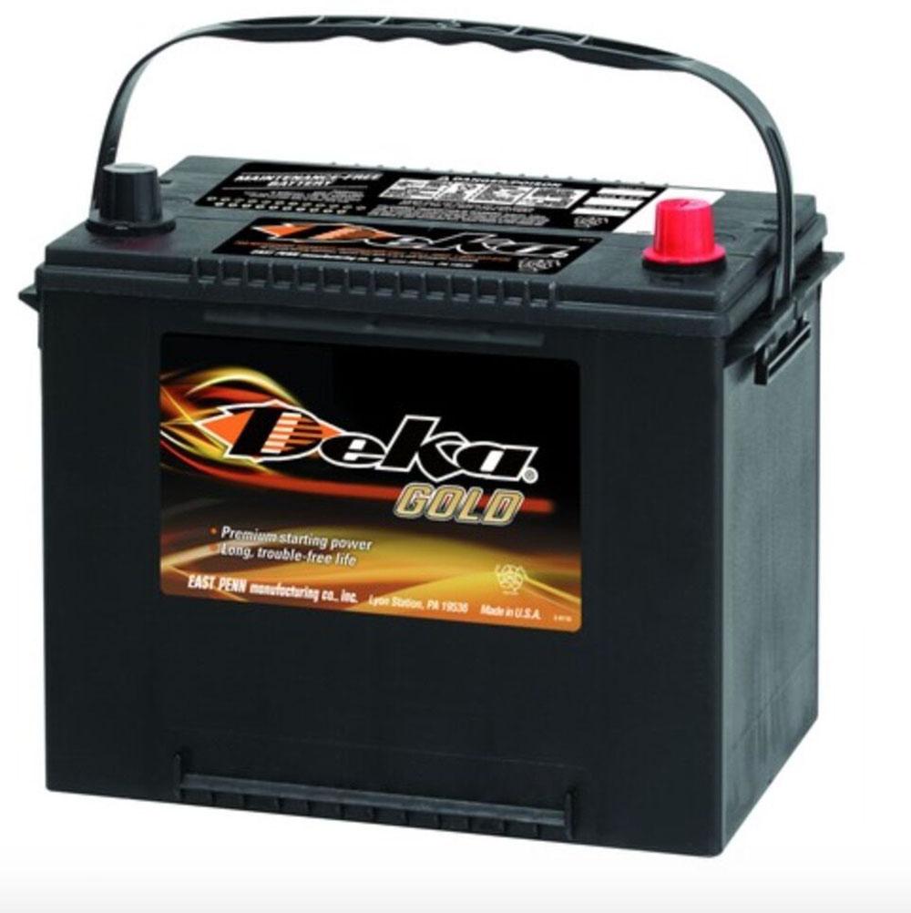 DEKA 624FMF Automotive Flooded Battery (Group 24F) CORE FEE Included!