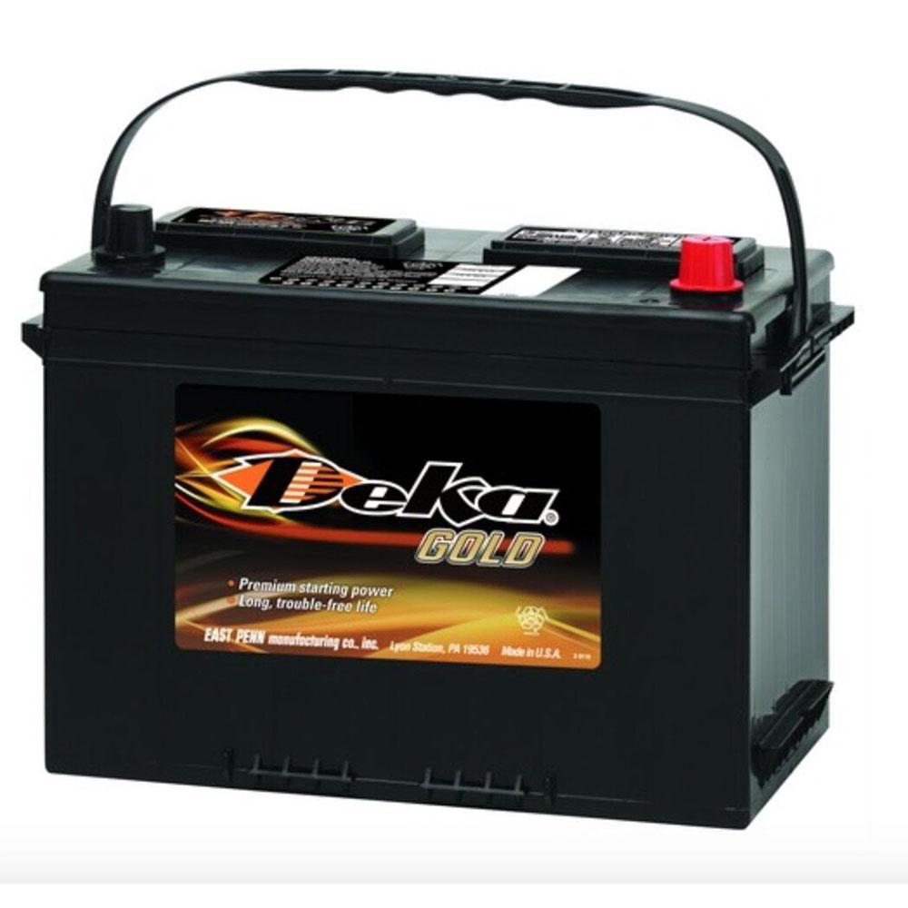 DEKA 627FMF Automotive Flooded Battery (Group 27F) CORE FEE Included!