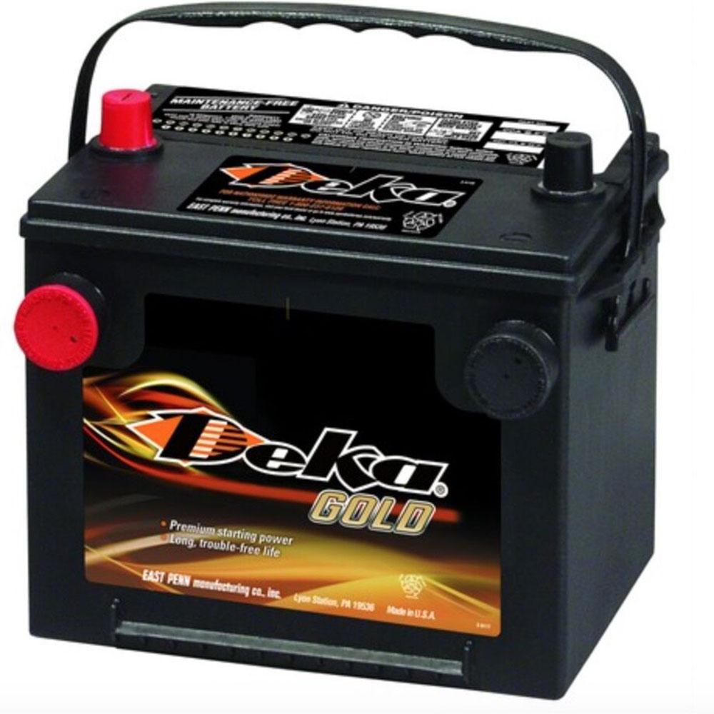 DEKA 675DT Automotive Flooded Battery (Group 75/86) CORE FEE Included!