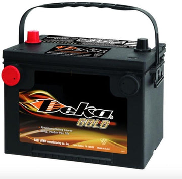 DEKA 678DT Automotive Flooded Battery (Group 34/78) CORE FEE Included!