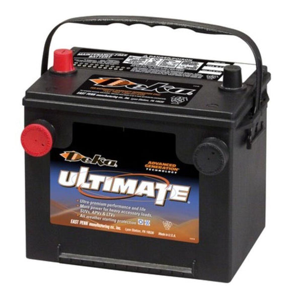 DEKA 775DT Automotive Flooded Battery (Group 75/86) CORE FEE Included!