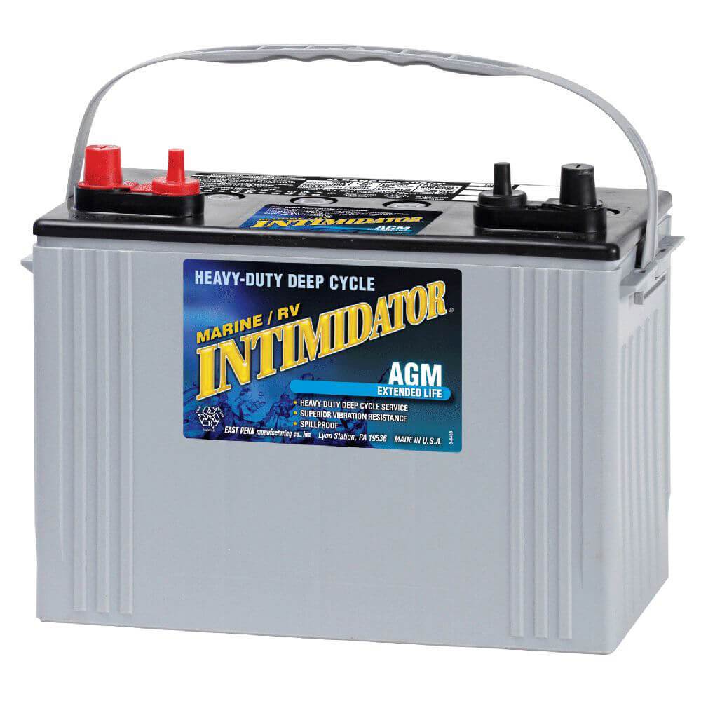 DEKA 8A27M Marine/RV AGM Battery (Group 27M) CORE FEE Included!