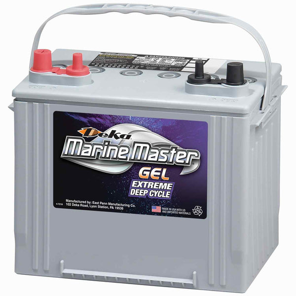 DEKA 8G24M Marine/RV GEL Battery (Group 24) CORE FEE Included!