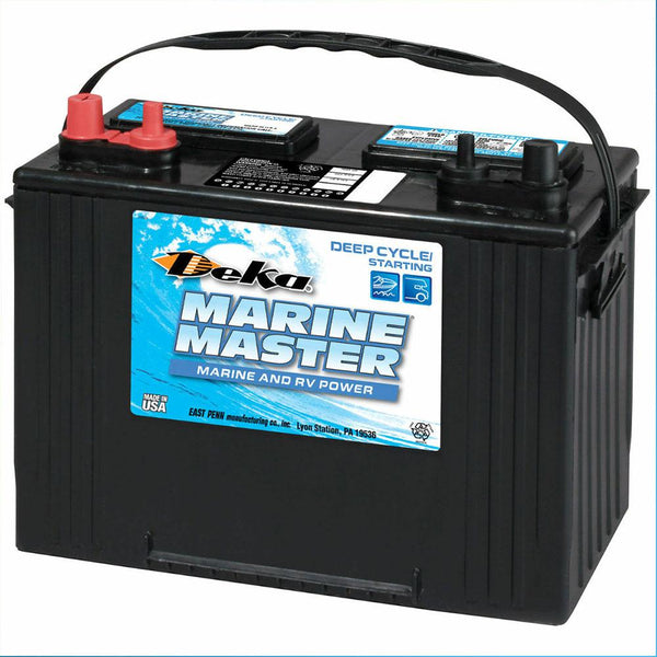 DEKA DP27 Marine/RV Flooded Dual Purpose Battery (Group 27) CORE FEE Included!