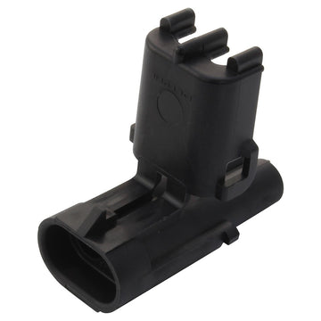 APTIV (DELPHI) 12010973 Weather Pack 2-Pin Black Shroud Sealed Male Connector