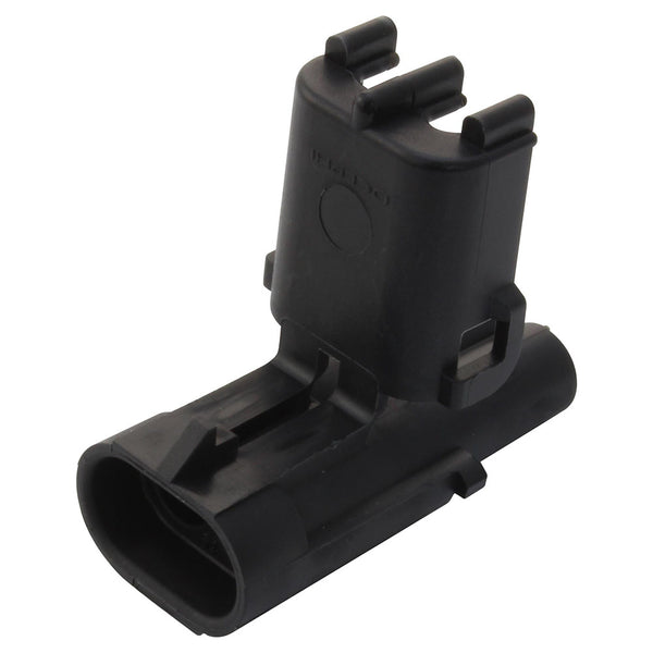 APTIV (DELPHI) 12010973 Weather Pack 2-Pin Black Shroud Sealed Male Connector