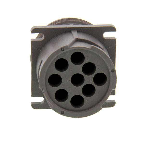 Deutsch HD10 9-Pin Male Connector & Tool Kit, 14-16AWG Open Barrel Pins