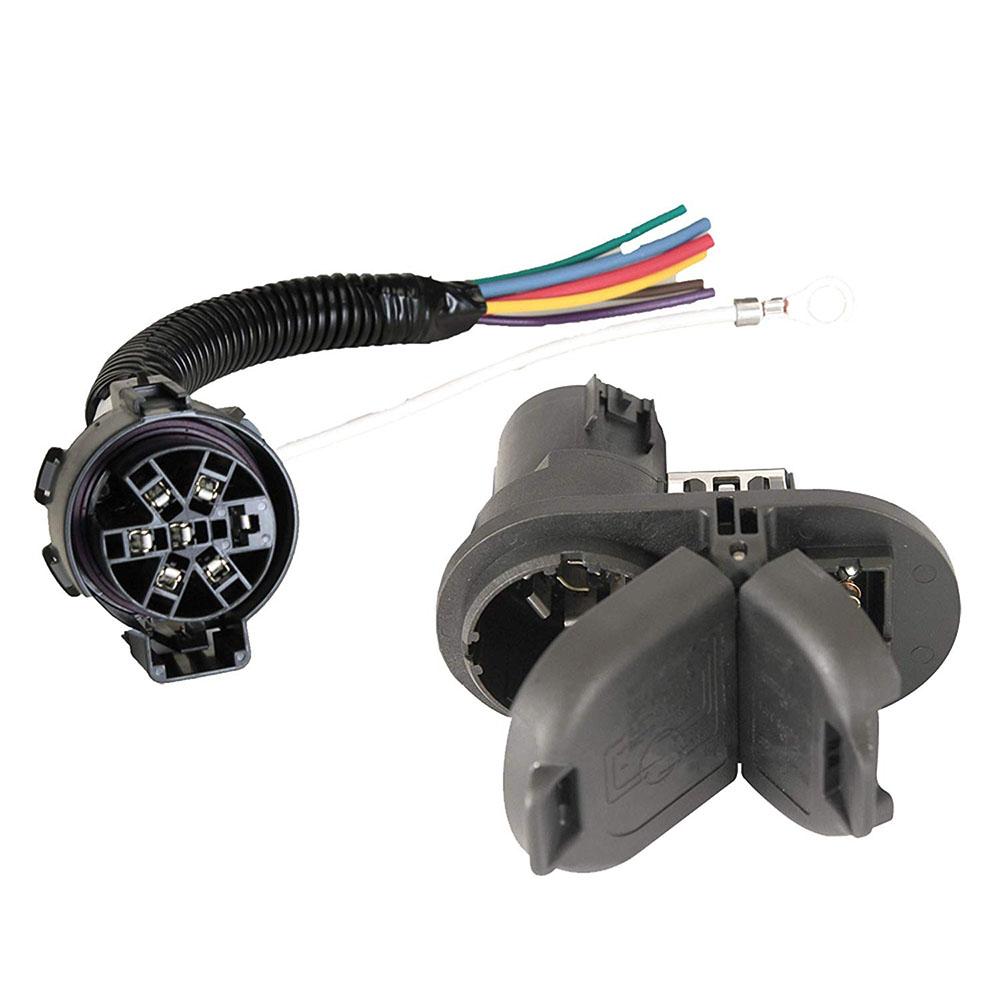 7-Way Trailer Wiring Harness Kit For 22-22 Ford Maverick All Styles 7-Way Trailer Wiring Harness Kit For 22-22 Ford Maverick All Styles
