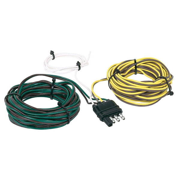HOPKINS 48265 30' 4 Wire Flat Trailer Side Y-Harness Connector