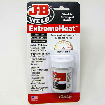 J-B Weld 37901 ExtremeHeat High Temperature Resistant Metallic Paste - 3 oz