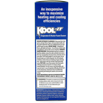 Lubegard 96030 Kool-It Evaporator and Heater Foam Cleaner, 6 oz