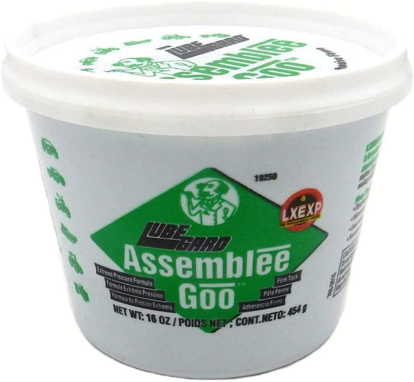 Lubegard 19250 Dr. Tranny Assemblee Goo, Green, Firm Tack Lubricant, 16 oz.