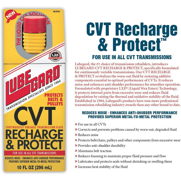 Lubegard 67010 CVT Recharge & Protect, 10 fl. oz.