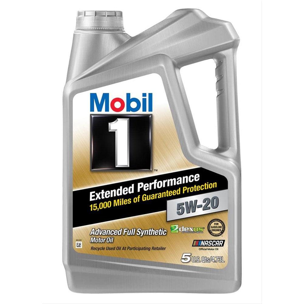 MOBIL 1 120765 5W-20 Extended Performance Oil (5 Quart)