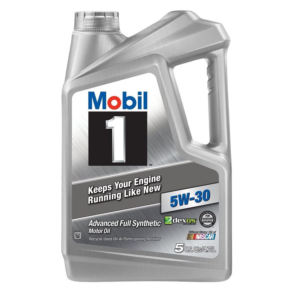 MOBIL 1 120764 5W-30 Full Synthetic Oil (5 Quart)