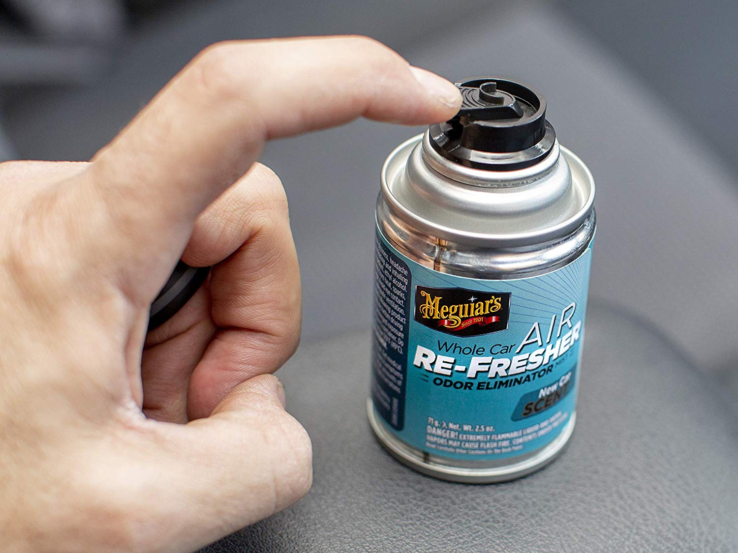 (2-Pack) Meguiar's WHOLE CAR Auto AIR RE-FRESHER PERMANENT Odor Eliminator  Spray