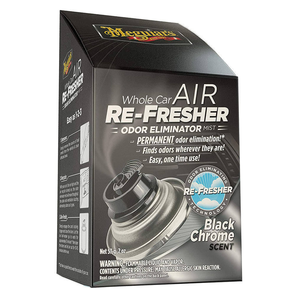 Meguiars G16402 Whole Car Air Refresher Odor Eliminator, New Car Scent 2  oz. Aerosol