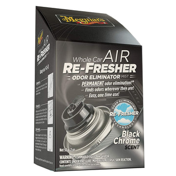 Meguiar's G181302 Whole Air Re-Fresher - Black Chrome Scent
