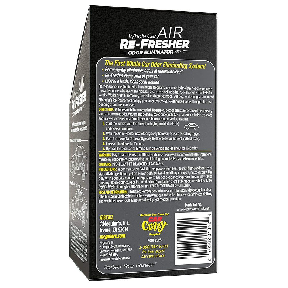 MEGUIARS WHOLE CAR AIR RE FRESHENER Product Review 