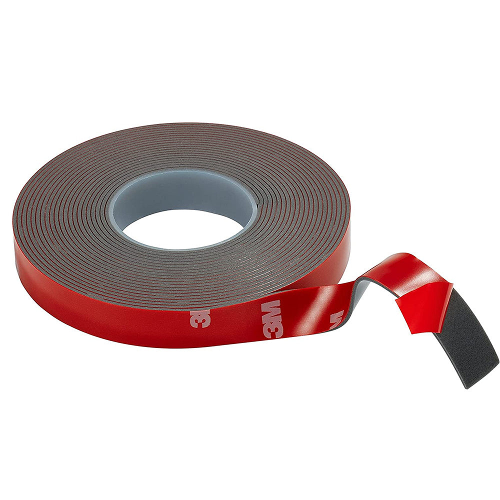  3M Super-Strength Molding Tape, 1/2 in x 15 ft, High Strength Double-Sided  Adhesive, Permanently Attaches Side Moldings, Trim and Emblems to Interior  and Exterior of Vehicles (03614) : Automotive