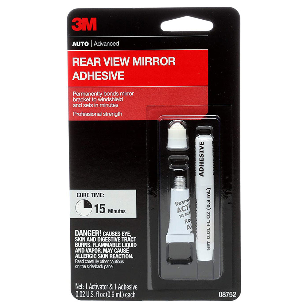 3M - 08752 - Rearview Mirror Adhesive, 0.02 fl oz