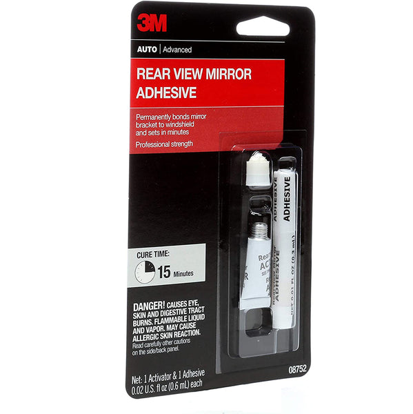 3M Rearview Mirror Adhesive, 08752, 0.02 fl oz