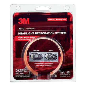 3M Headlight Lens Restoration System 1 Pack, 39008