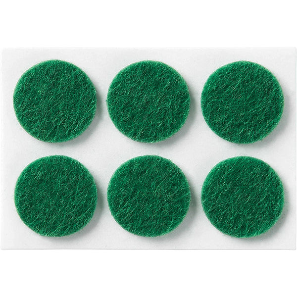 3M Scotch SP852-NA Felt Pads, Felt Furniture Pads for Protecting Hardwood Floors, Round, 1/2 in. Diameter, Green, 24 Pads