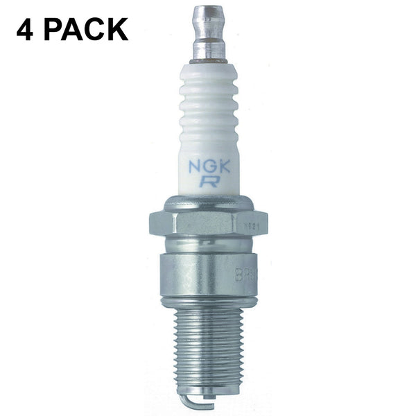 NGK 5422 BR8ES Standard Spark Plug (4 Pack)