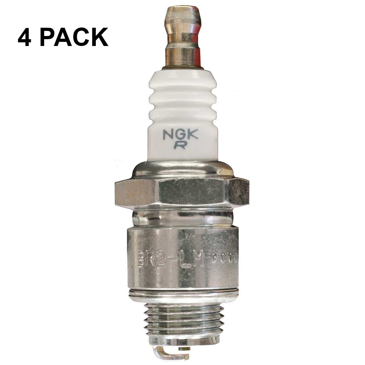 NGK 5798 BR2LM Standard Spark Plug (4 Pack)