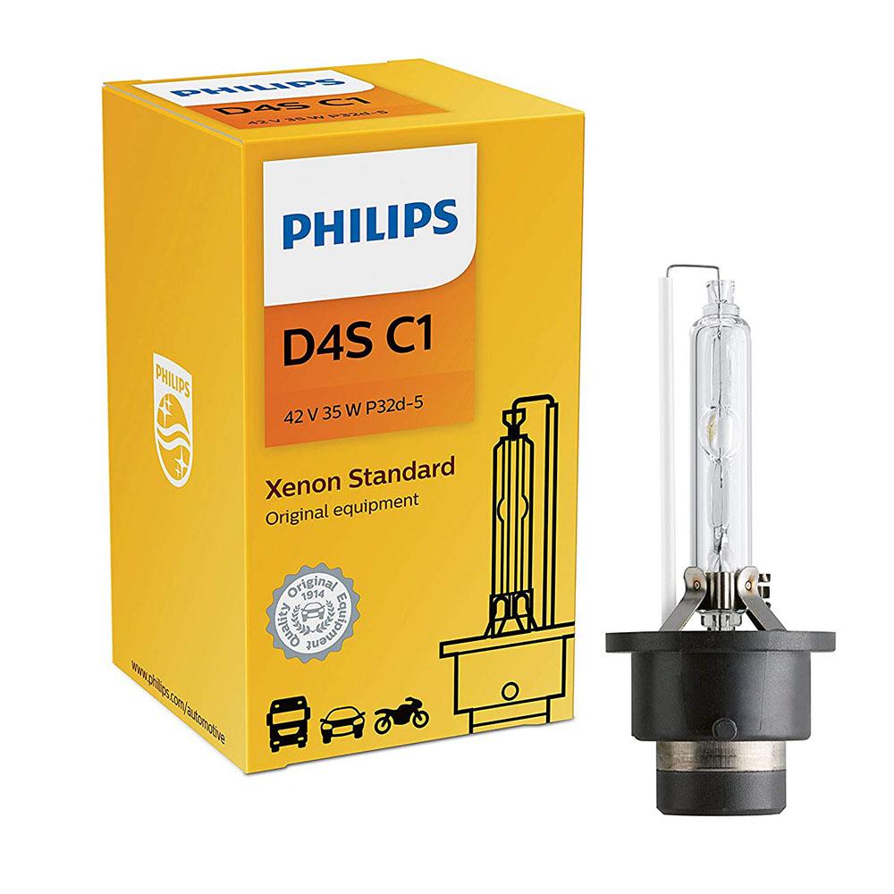 PHILIPS 42402C1 D4S Standard Authentic Xenon HID Headlight Bulb, 1 Pack