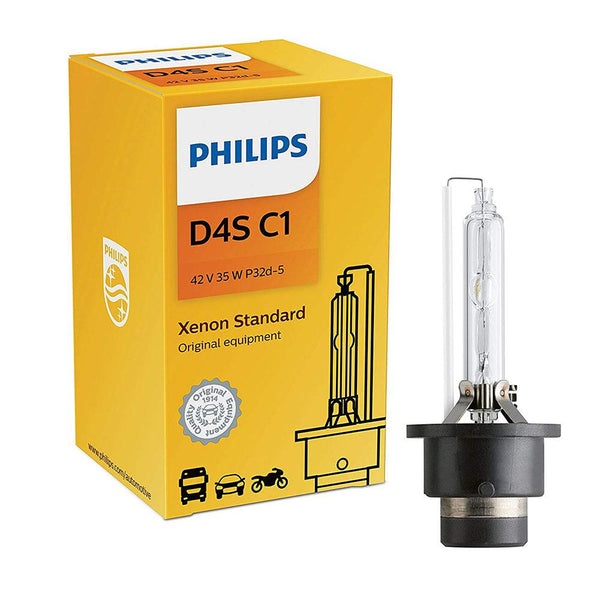 PHILIPS 42402C1 D4S Standard Authentic Xenon HID Headlight Bulb, 1 Pack