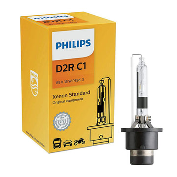 PHILIPS 85126C1 D2R Standard Authentic Xenon HID Headlight Bulb, 1 Pack