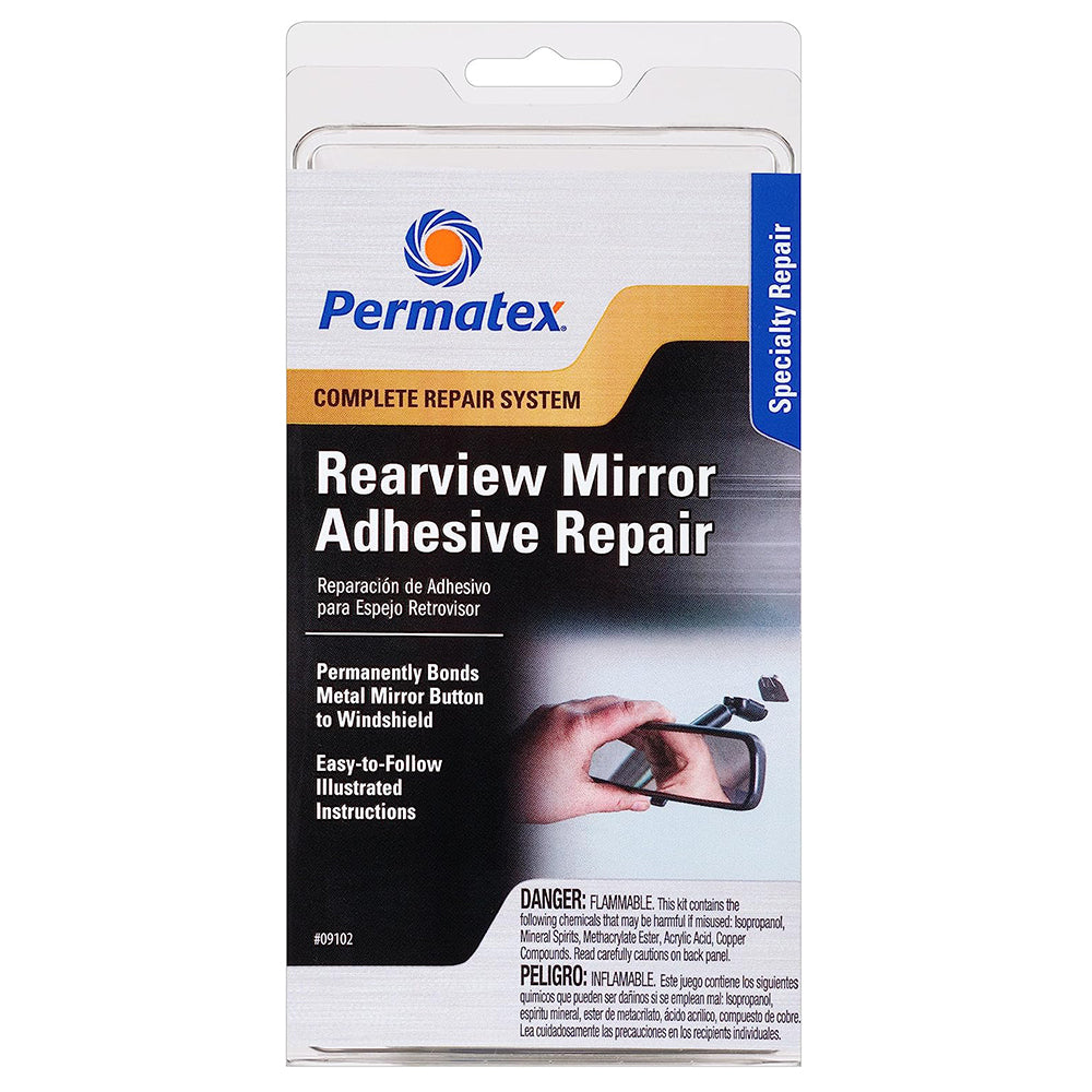 PERMATEX 09102 Rearview Mirror Adhesive Kit
