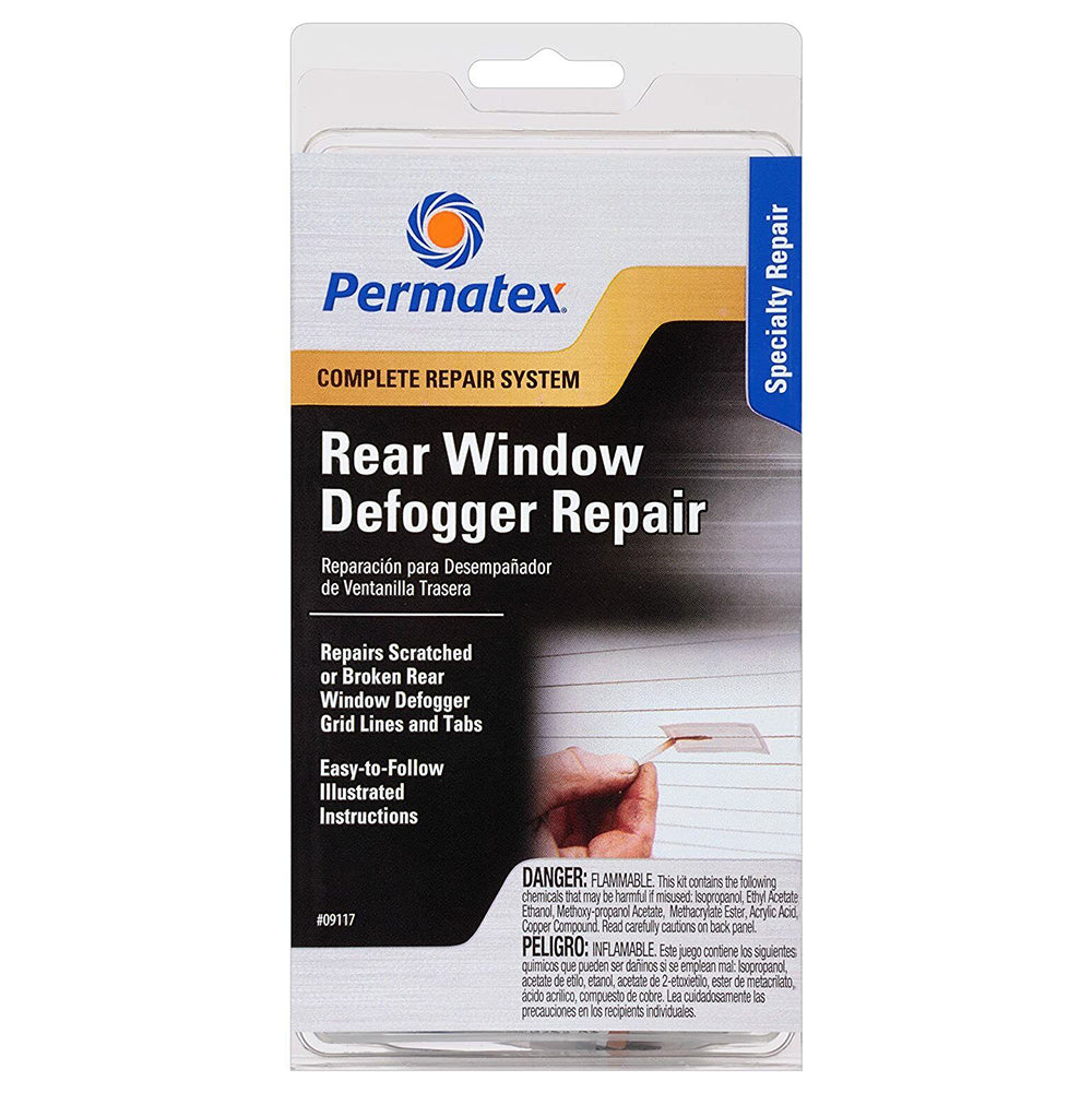 PERMATEX 09117 Complete Rear Window Defogger Repair Kit