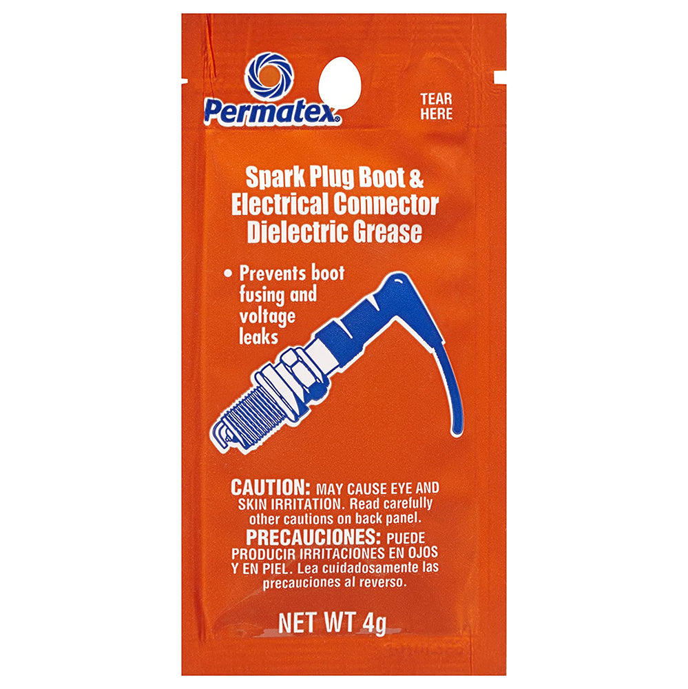 Permatex 09980 Spark Plug Boot and Electrical Connector Dielectric Grease, 4g Pouch