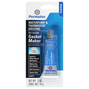 PERMATEX 22071 Water Pump and Thermostat RTV Silicone Gasket, 0.5 oz