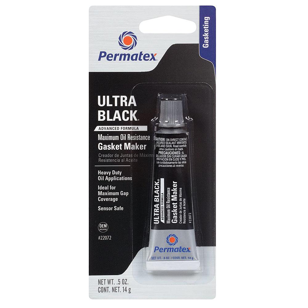 PERMATEX 22072 Ultra Black Maximum Oil Resistance RTV Silicone Gasket –  Parts Universe