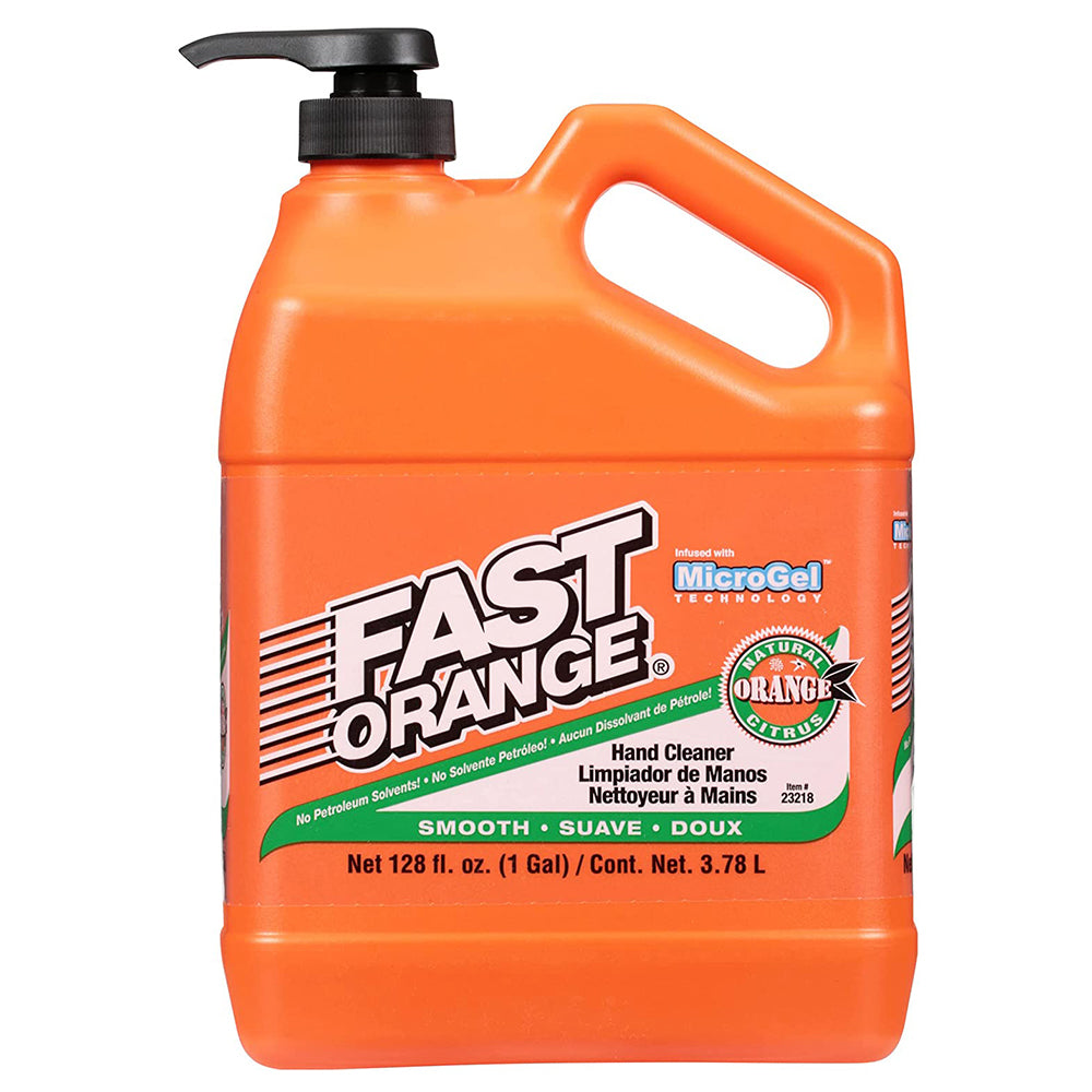 Permatex 23218 Fast Orange Smooth Lotion Hand Cleaner with Pump, 1 Gal ...