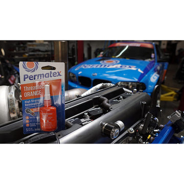 PERMATEX 25210 High Strength Removable Threadlocker Orange Liquid, 10 ml