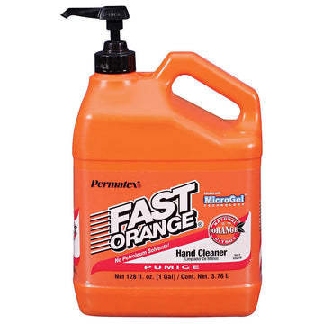 Permatex 25219 Fast Orange Pumice Lotion Hand Cleaner with Pump, 1 Gallon