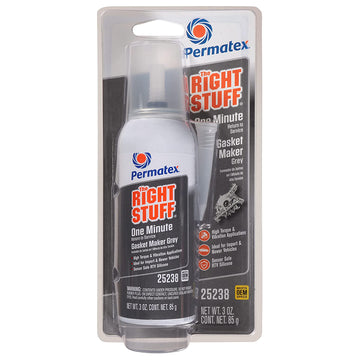 PERMATEX 25238 The Right Stuff 1 Minute Grey Gasket Maker, 3 oz